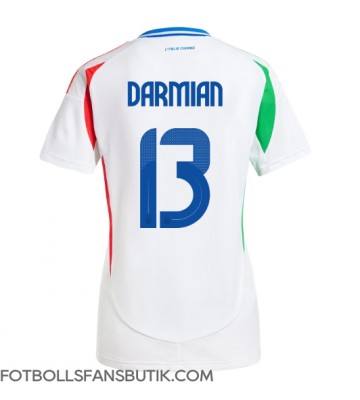 Italien Matteo Darmian #13 Replika Bortatröja Damer EM 2024 Kortärmad